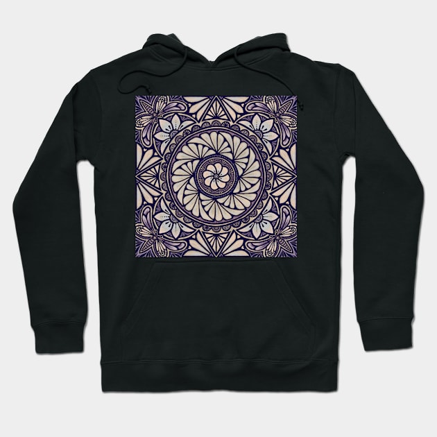 Pasifika indigo ink Hoodie by AprilAppleArt